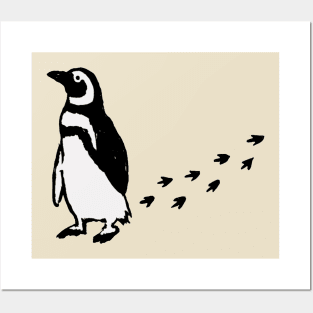 Penguin feet Posters and Art